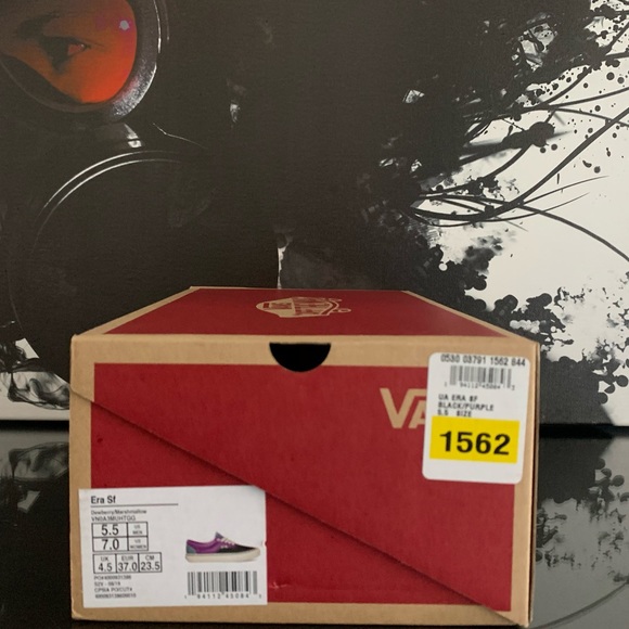 WOMENS VANS UA ERA SF BLACK AND PURPLE - NEW - Picture 9 of 9